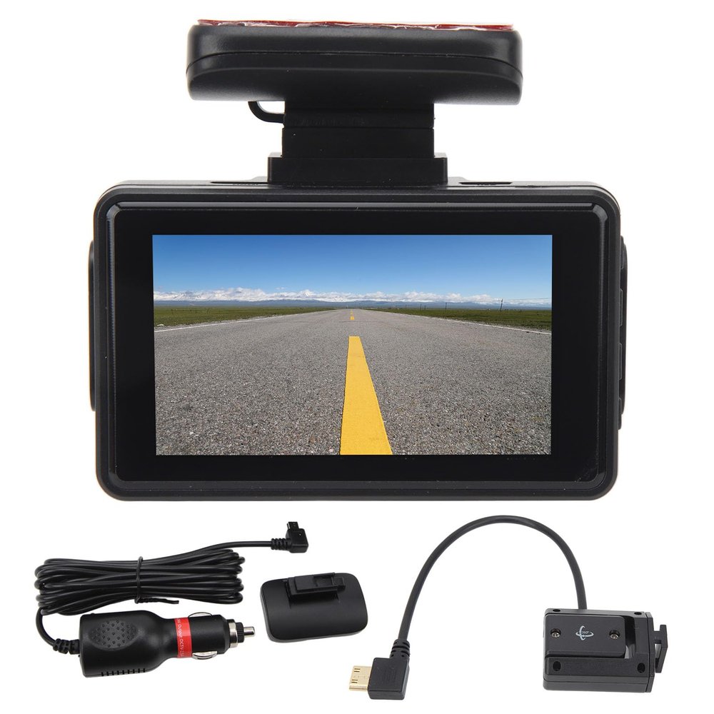 1080P Dual Lens Rotatable 3 Inch for Car with Nightand Parking Mode, Dashboard Camera Recorder