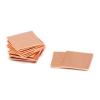 10Pcs 0.8mm Or 1.0mm Thick Copper Metal Sheet, Laptop Copper Strip, Copper Strip, Gasket Heat Sink for GPU CPU Graphics Chip Memory Cooling (Color : 1.0mm) view 1