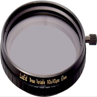 LUID 67mm Vari ND ND2-ND400 MC Filter Schott B270 Glass Brass Frame Multi-Coated 1 Stop to 8.5 Stops Anti-Vignetting 67 Luzid