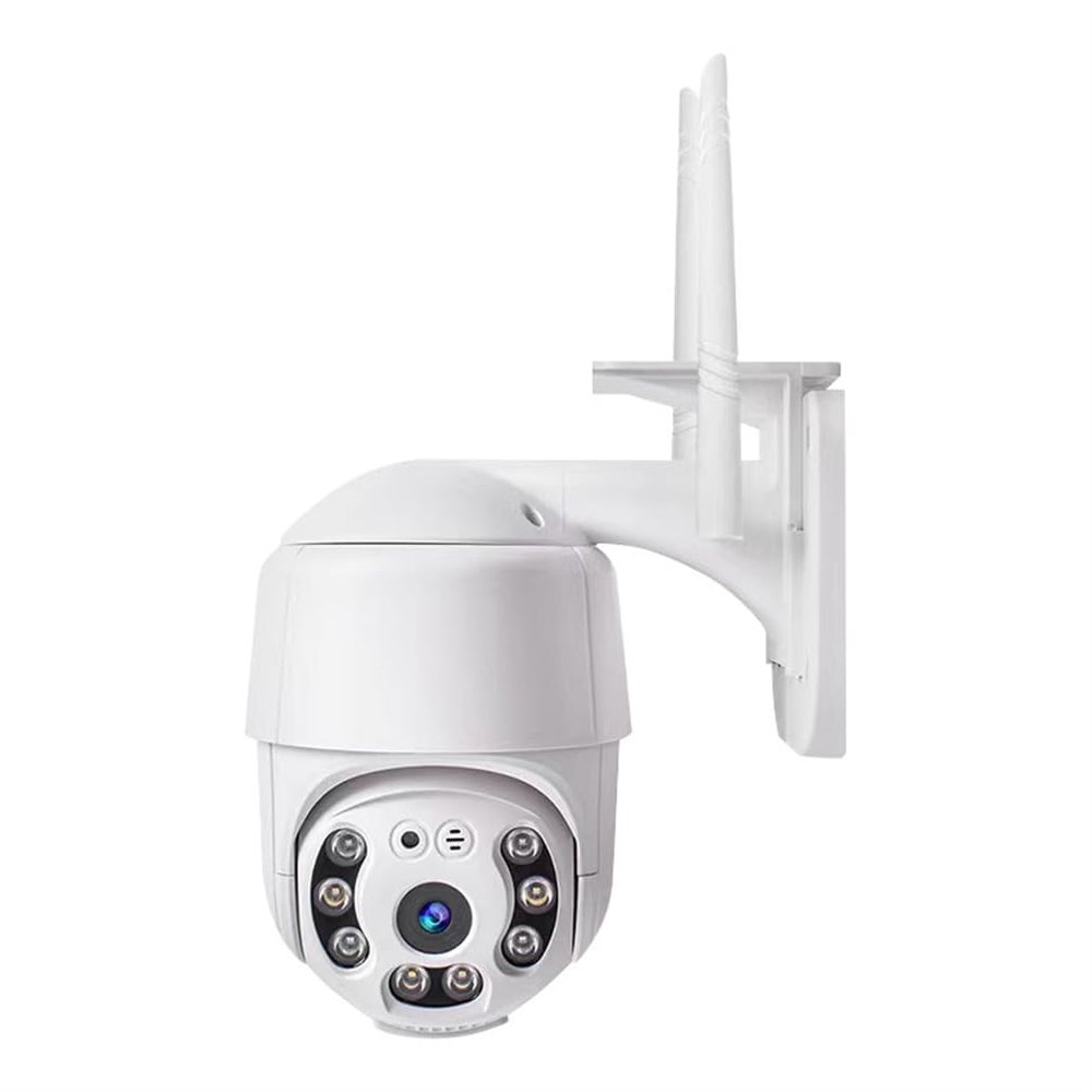 DAUTAI Lightbulb Security Camera, Floodlight Cam Wired Pro, 100Db Volume 1080P High Definition 2 Megapixels 4 Infrared Lights, for Home 360 Panoramic Detection