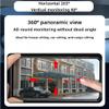 DAUTAI Lightbulb Security Camera, Home Security Cameras, Full Colour Night Vision 360 Panorama Multi-Domain Monitoring, for Home 360 Panoramic Detection view 4