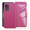ZXLZKQ Wallet Case for TCL 40 X 5G (6.56") with 1 X Tempered Glass Protective Film, Flip PU Leather Multi-Angle Stand Shell, with Shockproof Soft TPU Lining Phone Cover - Rosered view 1