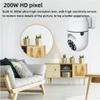 DAUTAI Ring Floodlight Cam Wired Pro, Light Bulb Security Camera, Full-Colour Night Vision Function Motion Detection Two-Way Voice Intercom, for Home Recording view 3