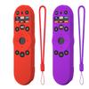 2 Pack Hi Color Remote Cover for Vizio TV Remote XRT270 Smart TV Remote 2023, Silicone Vizio Control Case Cover for VIZIO XRT270 Silicone Sleeve with Lanyard(Red+Purple) view 1