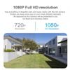DAUTAI Door Camera Wireless, Lightbulb Security Camera, Intelligent Tracking Sound and Light Alarm Mobile Phone Remote Control, for Home Security Recording view 4