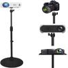 Mini projector Mount stand, Stable Projector Floor Stand beside sofa bedside, height adjustable 31-62 inches, upgraded and reinforced chassis,applicable to projector tray holder,digital cameras view 1
