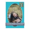 CountryArtHouse Aquamarine Blue Acid Free 28x40 Oval Picture Frame Mat with White Core Bevel Cut for 24x36 Pictures - Fits 28x40 Frame - Pack of 1 Matboard Show Kit with Acid Free Backing & Clear Bag view 1