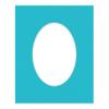 CountryArtHouse Aquamarine Blue Acid Free 28x40 Oval Picture Frame Mat with White Core Bevel Cut for 24x36 Pictures - Fits 28x40 Frame - Pack of 1 Matboard Show Kit with Acid Free Backing & Clear Bag view 3
