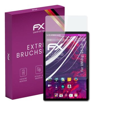 atFoliX Plastic Glass Protective Film compatible with UMiDigi G5 Tab, 9H Hybrid-Glass FX Screen Protector