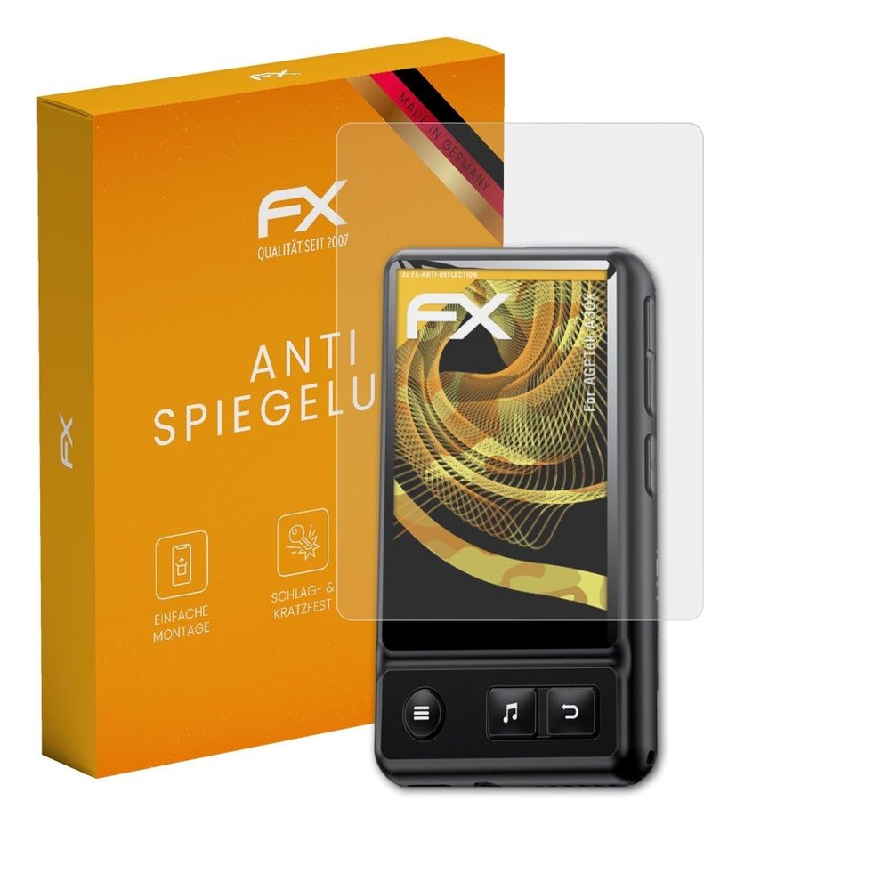 atFoliX Screen Protector compatible with AGPTek A30X Screen Protection Film, anti-reflective and shock-absorbing FX Protector Film (3X)