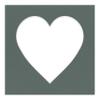 CountryArtHouse Charcoal Acid Free 16x16 Heart Picture Frame Mat with White Core Bevel Cut for 5x5 Pictures - Fits 16x16 Frame - Pack of 1 Matboard Show Kit with Acid Free Backing & Clear Bag view 3