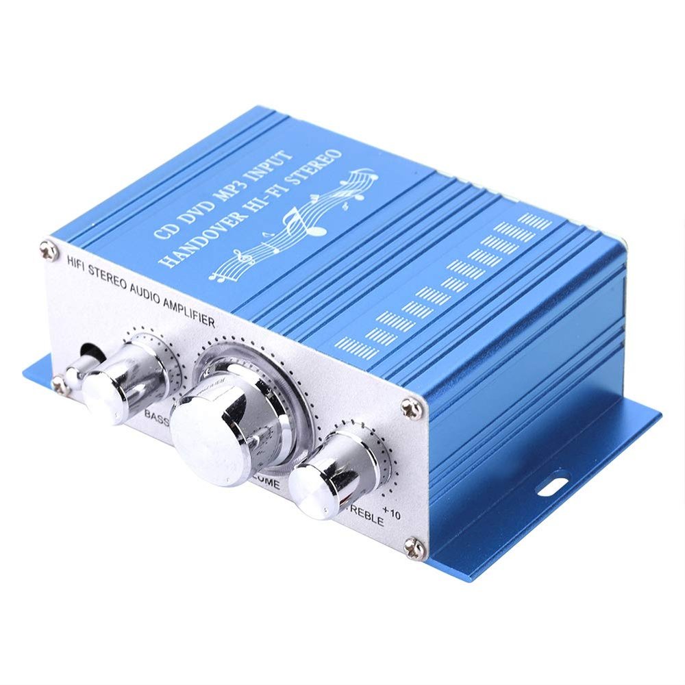 BROLEO Car Auto Amplifier, Easy to Use Many Applications for Home (Blue), soobuvd9s87i0au-01