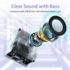 LENRUE Mini Bluetooth Speaker,Wireless Portable Speakers,5W Small Speaker with Clear Sound,Support TWS/TF Card,Lanyard Design for Hiking, Biking, Trip,Gift for Men/Women/Boys/Girls view 2