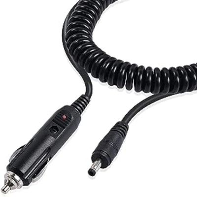 Marg Car DC Adapter for Garmin Rino 520 530 520HCx 530HCx 2 Way Radio and Handheld GPS Receiver Power Supply Cord Cable Battery Charger (with Barrel Round Plug Tip. NOT USB Plug End.)