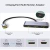 3 Port DisplayPort 1.4 Splitter - DisplayPort MST Hub Monitor Splitter, Supports Single 8K, Dual 4K 120Hz, 60Hz and 1080p 60Hz - Windows Only view 2