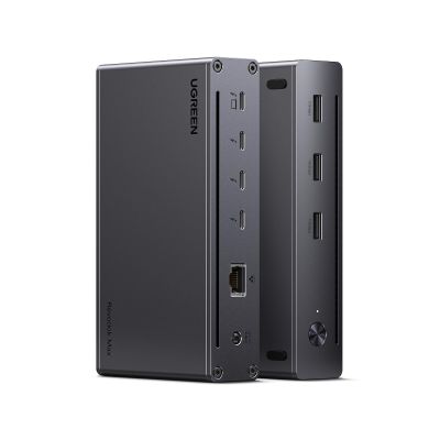UGREEN Thunderbolt 4 Dock 8-in-1 40Gbps TB4 Hub 3 x TB 4 Dual 4K@60Hz or Single 8K Display, 85W Charging, Gigabit Ethernet, 3 x USB A 3.2. Revodok Max 208 for Mac M1/M2/M3/M4 Pro/Max