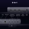 UGREEN Thunderbolt 4 Dock 8-in-1 40Gbps TB4 Hub 3 x TB 4 Dual 4K@60Hz or Single 8K Display, 85W Charging, Gigabit Ethernet, 3 x USB A 3.2. Revodok Max 208 for Mac M1/M2/M3/M4 Pro/Max view 2