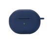 2 Pack DAYJOY Soft Silicone Protective Case Cover Compatible with SoundPEATS Air4 Pro Earbuds Protective Skin Sleeve with Key Chain (Black+Blue) view 3