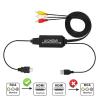 DAGIJIRD AV/RCA CVBS to HD Cable Adapter 1080P Video Audio Converter for TV PC HDTV Camera DVD view 4