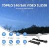 Accsoon Toprig 24inch Motorized Camera Slider, Wireless Control DSLR Video Slider with Button/APP Control, Time-Lapse/Loop Mode, Speed Knob, 120 Panoramic Shooting, Compatible with GoPro, Camera view 2