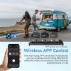 Accsoon Toprig 24inch Motorized Camera Slider, Wireless Control DSLR Video Slider with Button/APP Control, Time-Lapse/Loop Mode, Speed Knob, 120 Panoramic Shooting, Compatible with GoPro, Camera view 3