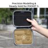 Hesupy Storage Carrying Case for DJI Osmo POCKET 3, Portable Pocket 3 Camera Gimbal Protective Bag Travel Organizer Box, Soft Plush Lining Protector Compact Case (7.2x6.0x2.5in) view 2