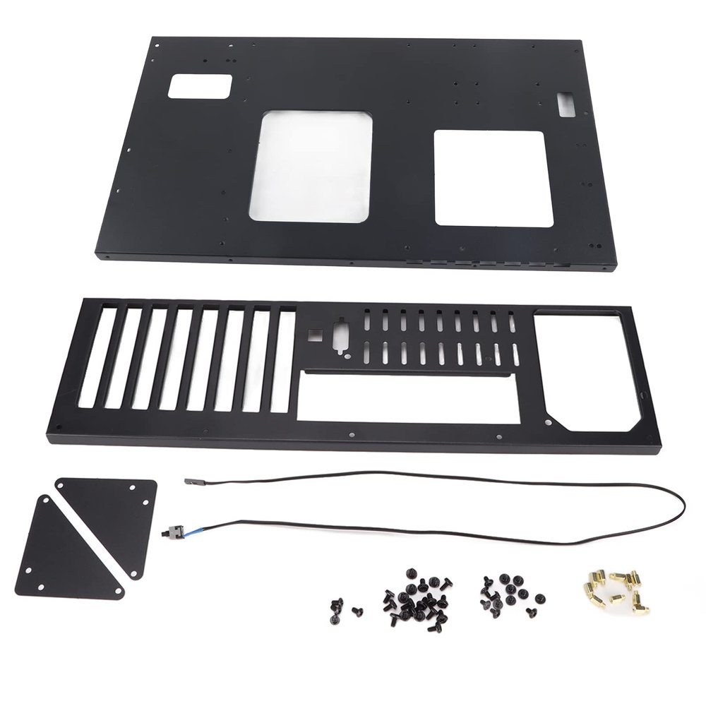 Open Frame Computer for ATX, Mining Rig Frame Matx, Itx Motherboards, Heat-Dissipating Chassis, Mining Frame for ATX, Matx, Itx Motherboards, Heat-Dissipating Chassis with Gpu Support Up to 305X245Mm