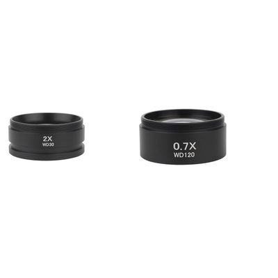 Microscope Accessories Kit WD30 WD165 WD120 0.3X 0.5X 0.7X 0.75X 1X 1.5X 2X Trinocular Microscope Stereo Microscope Barlow Lens Microscope Slides (Color : 2X 0.7X)