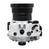 Seafrogs Underwater Housing for Sony a7R IV [40M/130FT] Waterproof Scuba Case for Sony A7R IV Sony a7r5 with 28-70mm Long Flat Port White view 4