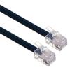 BE-TOOL Black Telephone Phone Handset Cord, RJ9 4P4C Coiled Landline Phone Cable for Home Office, 2 Meter view 2