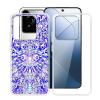 ZXLZKQ Phone Case for Xiaomi 14 (6.36"), 2 Pack Ultra-Thin Silicone Shell, [Anti-Yellowing X Shockproof] Soft TPU Clear Cover for Xiaomi 14 - Clear + Mirror Image view 1