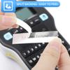 4 Pack Clear + 4 Pack White Compatible with DYMO D1 Label Tape 12mm 0.47" Work with DYMO LabelManager 160 210D 420P PnP 220P 360D 450 210D Dymo ColorPOP view 4