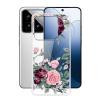 ZXLZKQ Phone Case for Xiaomi 14 (6.36"), Clear TPU Soft Silicone Cover [Ultra-Thin X Anti Yellow] Shockproof Anti-Drop Protective Shell Cover for Xiaomi 14 - Red Rose view 1
