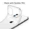 ZXLZKQ Phone Case for Xiaomi 14 (6.36"), Clear TPU Soft Silicone Cover [Ultra-Thin X Anti Yellow] Shockproof Anti-Drop Protective Shell Cover for Xiaomi 14 - Mist Rose view 3