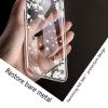 ZXLZKQ Phone Case for Xiaomi 14 (6.36"), Clear TPU Soft Silicone Cover [Ultra-Thin X Anti Yellow] Shockproof Anti-Drop Protective Shell Cover for Xiaomi 14 - White Flower view 2