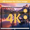 Projector Screen with Stand 120" - Projection Screen Pull Down, Outdoor Projection Screen,Portable Projector Screen 4:3, for Home Backyard Theater Cinema Meeting, Wrinkle-Free view 3