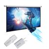 100" Motorized Projector Screen,Outdoor Indoor Projector Screen with Remote Control,16:9 Electric Projector Screen,for Home Theater Office Classroom view 1