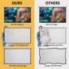 100" Motorized Projector Screen,Outdoor Indoor Projector Screen with Remote Control,16:9 Electric Projector Screen,for Home Theater Office Classroom view 2