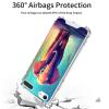 KOLHUBI Clear Phone Case for iPod Touch 5/6/7 Elephant-aa104 Exquisite Pattern Design Shock-Resistant Anti-Fall Protective Transparent Shell for iPod Touch 5/6/7 view 3