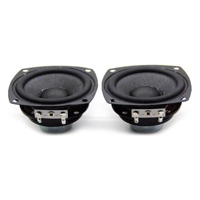 ljhnba 2Pcs 2.5 Inch Portable Full Range Speaker 66MM 4 Ohm 25W HiFi Sound Amplifier Loudspeaker DIY Speakers 2.5 Inch Speaker