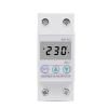 RWRAPS Manual Adjustable Circuit Voltage Protector Breaker 40A Over Under Voltage Relay with Volt Meter view 1