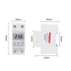 RWRAPS Manual Adjustable Circuit Voltage Protector Breaker 40A Over Under Voltage Relay with Volt Meter view 3