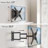 ELIVED Long Arm TV Wall Mount for Most 26-60 Inch TVs, 29.5 Inch Long Extension TV Mount Swivel and Tilt, Max VESA 400x400mm, Full Motion Wall Mount tv Bracket Holds up to 77 lbs. view 2
