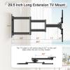 ELIVED Long Arm TV Wall Mount for Most 26-60 Inch TVs, 29.5 Inch Long Extension TV Mount Swivel and Tilt, Max VESA 400x400mm, Full Motion Wall Mount tv Bracket Holds up to 77 lbs. view 3