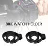 ECSiNG 2pcs Bike Watch Holder, Bike Watch Mount Compatible with Fitbit Compatible with Garmin Compatible with Polar Silicone Bike Handlebar Holder Accessories view 2