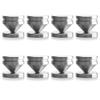 FT2023 8Sets Speaker Stand Feet Foot Pad Aluminium Alloy Metal Spikes Cone Floor Foot Nail M23*20 (Size : 4 Feet and Pads, Color : FT2023S), GFGJJKYTRD86445 view 2