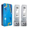 2 Pack 10Gbase-LR Transceivers with 2 Pack 1000Base-LX Transceivers and 2M OS2 LC to LC Fiber Patch Cable, Single Mode SFP+ LC Module, SMF 1310nm, for Cisco,MikroTik, Ubiquiti, Unifi, Netgear, D-Link view 2