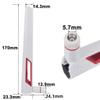 JMT 2Pcs 12dBi Dual Band WiFi Antenna 2-4G 5G 5-8G SMA/RP-SMA Compatible with Asus AC88U AC68U Signal Router (White Inner Hole) view 4