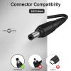 19V 30W Power Cord Compatible with HP 27h 24ec 24mh 22e 22f 23e 23f 24e 24f 25e 25f 27e 27f Pavilion 22cw 22xw 23xw 24xw 25xw 27xw Monitor ADP-30BD D L16945-001 DA-30E19 nu30-132119004B ac Adapter view 2