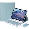 kaidisen Keyboard Case Mouse for Galaxy Tab A7 10.4 inch 2022/2020 Model (SM-T509 T500 T503 T505 T507), Detachable Cute Color Keyboard Case,Mist Blue view 1